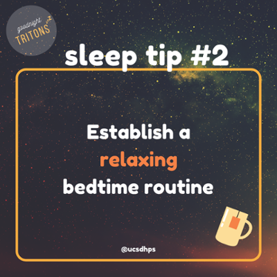 make a relaxing bedtime routine